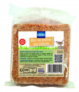 Graisse Bloc de graisse aux Insectes