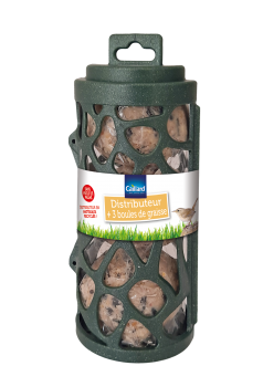 Distributeur d'aliments Mangeoire Distributeur + 3 Boules de graisse