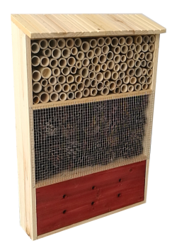 Hôtel à insectes FSC 53 cm, en pin certifié 100% FSC®(2 coloris)