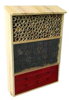 Hôtel à insectes FSC 53 cm, en pin certifié 100% FSC®(2 coloris)