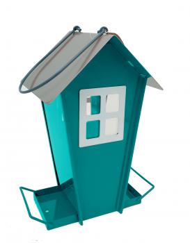 Mangeoire Cabane colorée (2 coloris)