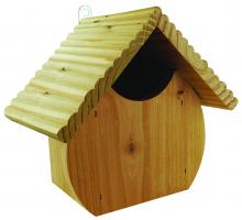 Nichoir Savoie Rond semi-ouvert en PIN DOUGLAS + EPICEA