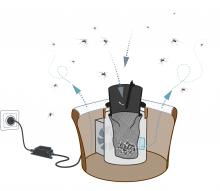 Piège à moustiques pour Extérieur BG-MOSQUITAIRE